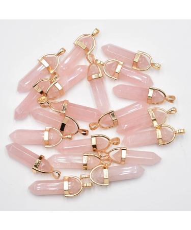 RVBLRDSE natural stone pendant 20pcs/lot Natural Stone Amethysts Hexagonal Pendants for Jewelry Making Pendant Pendant Opal stone - Buy Online on GoSupps.com