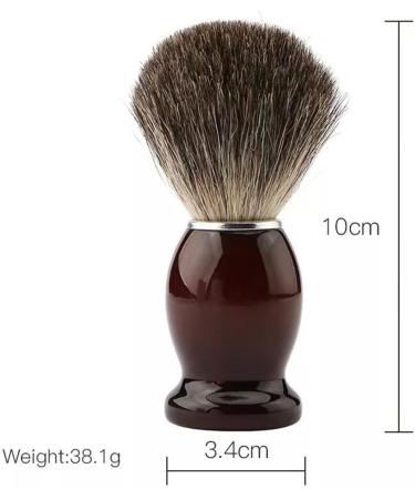 Razor Brush for Men - Wooden Handle Shaving Brush for Beard Cleaning & Foaming Soap | High-Quality Shaving Tool - Buy Online on GoSupps.com
