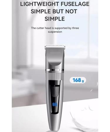 Professional Cordless Hair Clippers - Ceramic Blade Electric Hair Trimmer Grooming Kit with LED Display - Rechargeable & International Shipping - Buy Online on GoSupps.com