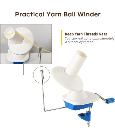 MYFULLY Manual Yarn Ball Winder - 4-Ounce Capacity Hand-Operated Holder for Swift Yarn Wool Fiber String Ball - Buy Online on GoSupps.com