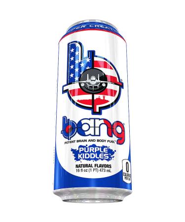 Bang Energy Drink with CoQ10 & Creatine Purple Kiddles - 12 Drinks, 16 Fl Oz. Each - Buy Online on GoSupps.com