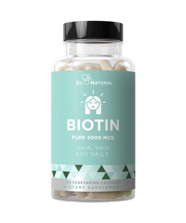 Eu Natural Biotin 5000 mcg - 120 Capsules