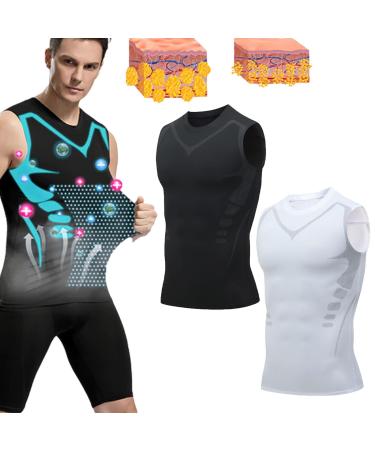 Lucky Song Ionen Energie Weste Ionic Shaping Vest Men Luckysong Ionic Shaping Herren Lucky Song Ionic Shaping Vest M 2Pcs-B