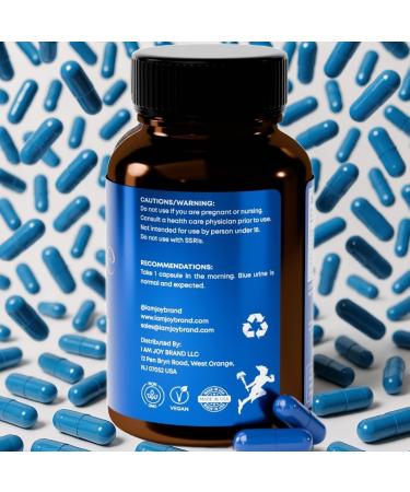 Methylene Blue Capsules (USP Pharma Grade) with NAC for Antioxidant Support Vitamin C for Absorption Beet Root for Blood Flow Cognitive Brain Boost Memory Focus & Energy 60ct - Buy Online on GoSupps.com