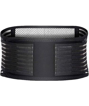 Self -heated lumbar support magnetic field therapy support belt for the lower back for women and men herniated disc pain relief adjustable (color: b size: xxl) XXL B