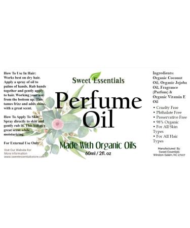 Sweet Essentials Warm Vanilla Silk | Organic Perfume Oil | 2oz Alcohol-Free Fragrance for International Shipping - Buy Online on GoSupps.com