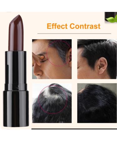 Root Color Temporary Hair Dye Pen - Coffee | DIY White Hair Coverage & Makeup Solution - Buy Online on GoSupps.com