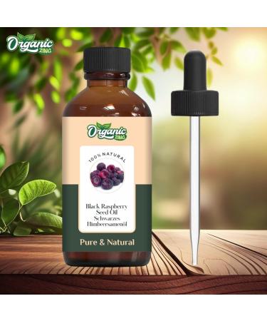  ORGANIC ZING ORGANIC ZING Black Raspberry Seed (Rubus Occidentalis) Oil | Pure & Natural Carrier Oil for Skincare and Hair Care - 30ml - Buy Online on GoSupps.com