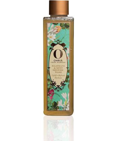 Ohria Ayurveda Raatrani & Mint Shower Wash (100 Ml) With Raatrani & Mint Bathing Bar Bath Soap For Hydrating Uplift & Refreshes Body - Buy Online on GoSupps.com