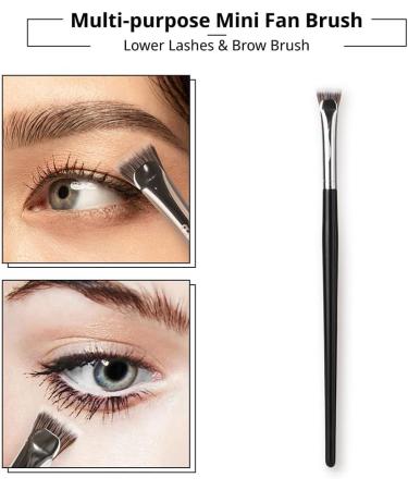 gootrades Lot de 2 brosses mascara pour des effets naturels relev s et am liorer les cils inf rieurs fibre synth tique application lisse sans traces agglom ration mascara facile utiliser sur Lot de 2 brosses mascara noires - Buy Online on GoSupps.com