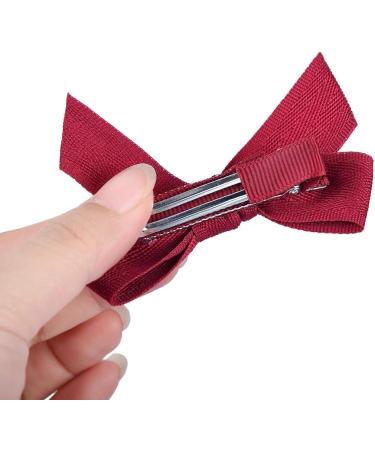 DEEKA 2 Pack Solid Apple Red Hair Clip Bows for Little Girls - Buy Online on GoSupps.com