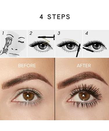 Metal Mascara Wand - Bristle Less Lash Sensational Sky High Washable Mascara - Volumizing, Lengthening, Defining, Curling - Black 1pcs - Buy Online on GoSupps.com