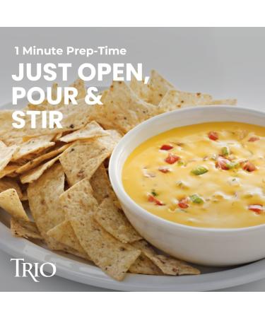 TRIO Nacho Cheese Sauce Low Fat Cholesterol Free Dry Cheese Sauce Mix 908g - Buy Online on GoSupps.com