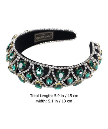Beaupretty Vintage Baroque Strass Wide Headband - Elegant Crystal Hair Accessory for Brides & Girls - Perfect for Weddings & Pageants - Buy Online on GoSupps.com