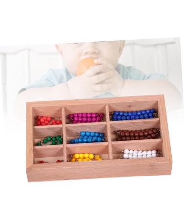 ibasenice kidcraft playset Jewelry kit Toddlers Toys Kids playset Toys for Kids Toy for Kids Bamboo Jewelery Making Beads Craft Beads Kits Colorful Acrylic Beads Beaded Suite Child medium Picture 1 - Buy Online on GoSupps.com