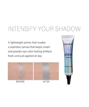 MAEPEOR Glitter Eyeshadow Primer Gel - Waterproof & Smudgeproof, Long-lasting & Professional Base for Eyes, Body, Face & Lips - 2 PCS 10ml - Buy Online on GoSupps.com