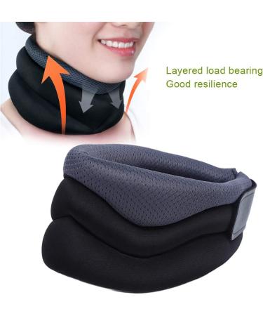 Haofy Adjustable Neck Support & Brace for Pain Relief - Gray | International Shipping - Buy Online on GoSupps.com