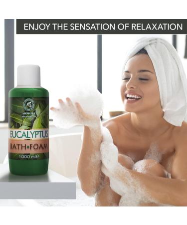 Buy Eucalyptus Essential Oil Bath Foam - 34 Fl Oz | Relaxing Aromatherapy for Good Sleep & Spa Experience - Buy Online on GoSupps.com