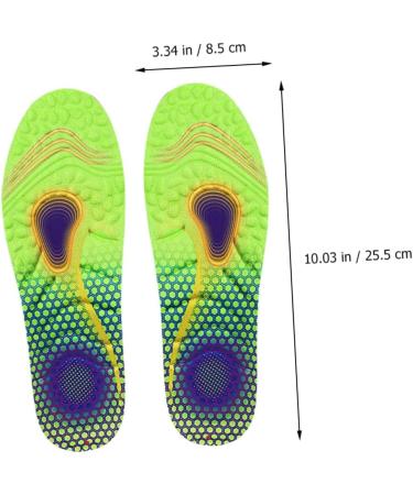 FOMIYES Sports Insoles - Breathable Shock-Absorbing Massaging Shoe Cushions for Men | Premium Elastic Comfort & Support - Buy Online on GoSupps.com