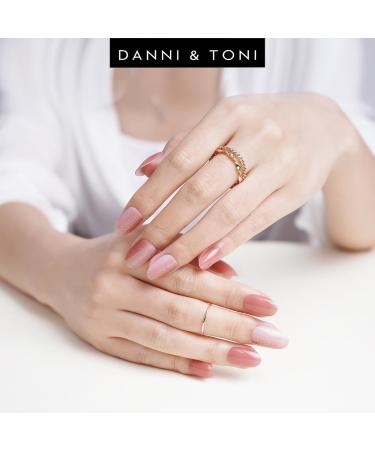 DANNI & TONI 28 Strawberry Daiquiri Gel Nail Stickers - Salon-Quality Semi Cured Manicure Set - Buy Online on GoSupps.com