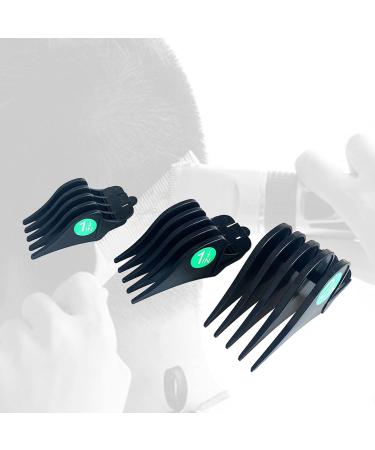 Perfeclan 3 Replacement Guide Combs for Hair Clippers - 32mm 38mm 51mm Attachments for Stylists & Hairdressers - Black - Buy Online on GoSupps.com