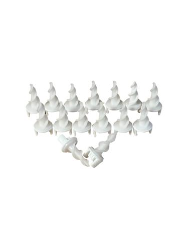Proven Method 15pcs Q Grip Spiral Ear Wax Remover Replacement Tips Only with Silicone Ear Swab Tips Q Grips Earwax Remover for Adults and Children Tips Reusable Ear Swabs