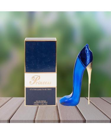 Princess High Heel Eau de Parfum for Women 2.9oz (85ml) Blue + Refillable Travel Atomizer - Buy Online on GoSupps.com