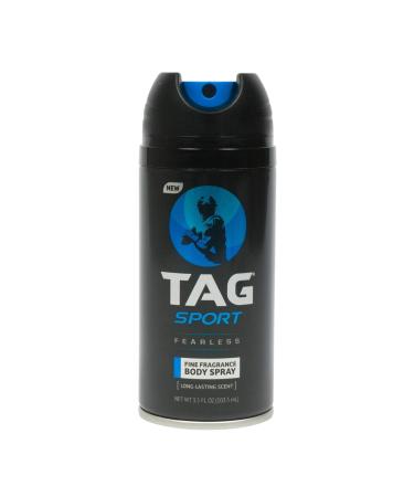 TAG Sport Body Spray 3.5 Oz Fearless (4 pack)