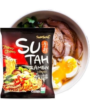 CNMART Samyang Sutah Ramen Hot and Spicy Beef Flavour Instant Noodles Halal 120g (Pack of 5) - Buy Online on GoSupps.com
