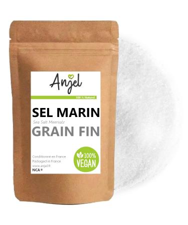 Sea salt 250g - Fine grain - Versatile and tasty salt for all your dishes - 100% Natural - NCA