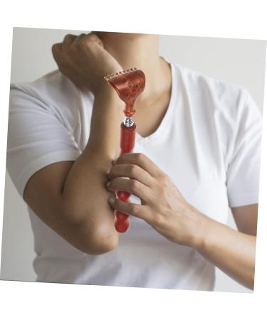Tovinanna 2-Piece Stretch Tickle Back Itching Stick Accessories - Self-Stick Wood Body Scratchers for Ultimate Itch Relief | Red Pear - Buy Online on GoSupps.com