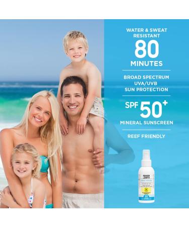 Natural Vegan SPF 50+ Mineral Sunscreen for Face and Body | Broad Spectrum, Long Lasting, and Water Resistant | Safe for Newborns and Whole Family | Unscented - Buy Online on GoSupps.com