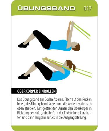 STOP!Fitness Exercise Band Training - German Version Exercise Cards with Plastic Box | 66 x 100 mm | International Shipping Available - Buy Online on GoSupps.com