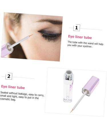 WOONEKY 6pcs Empty Eyelashes Refillable Mascara Tube and Wand Eyelash Tubes with Wands Empty Abs Purple 1 g (Pack of 1) Purple - Buy Online on GoSupps.com