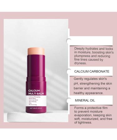  G n rique Multi-Use Balm Anti-Wrinkle Stick Multi-Use Calcium Balm Anti-Aging Moisturizing Rich In Almond And Vitamin E For Lip Balm Eye Cream Neck (1) - Buy Online on GoSupps.com