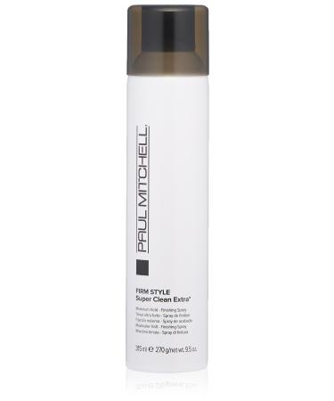 Paul Mitchell Super Clean Extra Finishing Hairspray, Maximum Hold, Shiny Finish, For All Hair Types 9.5 Ounce (Pack of 1)