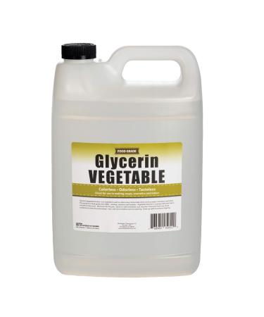 Vegetable Glycerin - 1 Gallon - All Natural  USP Grade - Premium Quality Liquid Glycerin  Excellent Emollient Qualities  Amazing Skin and Hair Benefits  DIY beauty products