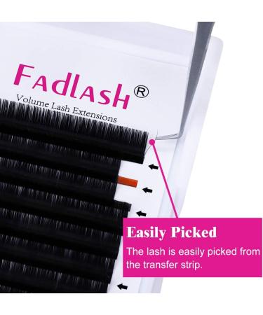 Easy Fan Lashes C Curl 0.07 13-16mm | Mixed Length Russian Lashes for Natural Look | Self Fanning Eyelash Extensions (0.07-C-1316) - Buy Online on GoSupps.com