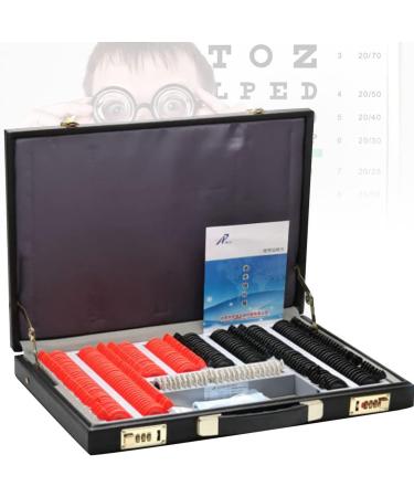 232Pcs Trial Lens Set Optometry Equipment Optical Trial Lens Set Optometry Optician Test Plastic Optical Trial Lens Equipment for Eye Hospital Vision Test