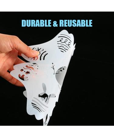 Bowitzki Reusable Easter Face Paint Stencils - Bunny and Halloween Makeup Tools for Body Art | International Shipping Available - Buy Online on GoSupps.com