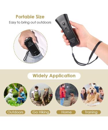 Kuckee Anti Barking Device Dog Barking Deterrent Device Anti Barking Device for Dogs Indoor 33 FT Ultrasonic Handheld Dog Barking Control Device Dog Training Tool Anti Bark Stopper - Buy Online on GoSupps.com