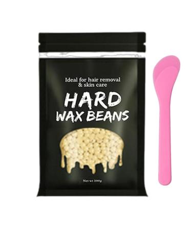 Hard Wax Beads 2PCS Hair Removal Wax Beans for Sensitive Skin Face Legs Armpit Bikini and Full Body Waxing Women MenCream