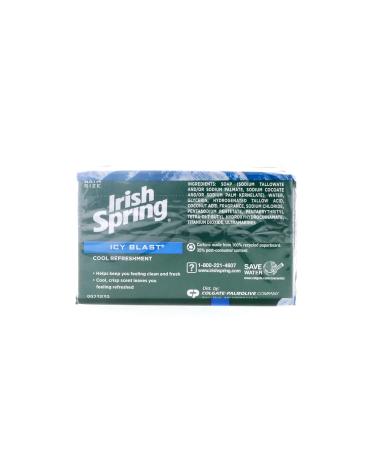 Icyblast Cool Refreshment Deodorant Soap by Irish Spring - 3 Bars & 12 Bars | International Shipping Available - Buy Online on GoSupps.com