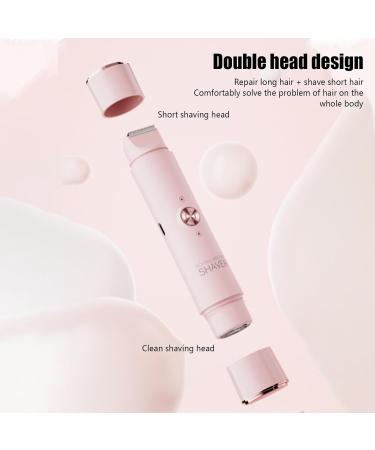 Electric Shaver for Women Twosided Bikini Trim For Women Ergonomic Hair Removal And Care Device For Legs Body Face And Intimate Areas Pink - Buy Online on GoSupps.com