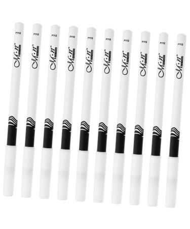 SOESFOUFU 30 Pcs Lying Silkworm Eyeliner White Makeup Eyelid Make up Pencil Highlighter Makeup Pen Wooden Pole