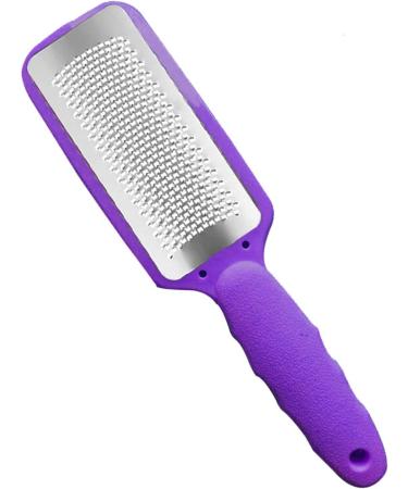 Foot Rasp Hard Skin Remover Dead Skin Remover for Feet Pedicure Foot File Make Foot Beauty Extra Smooth Foot Scrub Foot Exfoliator for Corn Removal Feet Care Callous Removers for Feet (1 Purple)