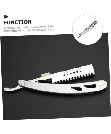 Frcolor Manual Bartraaser Holder - Rustproof Steel Foldable Razor & Eyebrow Trimmer for Men | International Shipping Available - Buy Online on GoSupps.com