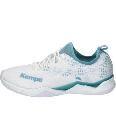 Kempa Unisex Wing Lite 2.0 W Game Changer Handball Shoes - Stylish Sports Sneakers in White Aqua | Size 42.5 EU - International Shipping Available! - Buy Online on GoSupps.com