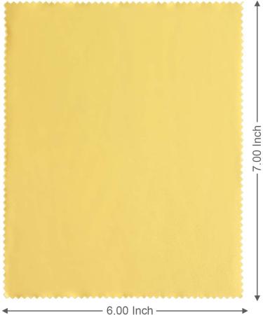 Fu Store 12 Pack Microfiber Cleaning Cloths - Assorted Colors for Glasses, Cell Phones, Screens - 6x7 Inches - Buy Online on GoSupps.com