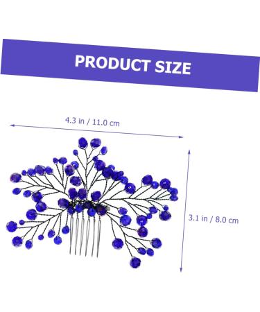 PLAFOPE Bridal Wedding Comb Bridal Headpieces Bridal Side Combs Hair Combs for Women Decorative Wedding Hair Accessories Hair Combs for Women Accessories Hair Comb Clip Bride Hair Comb - Buy Online on GoSupps.com